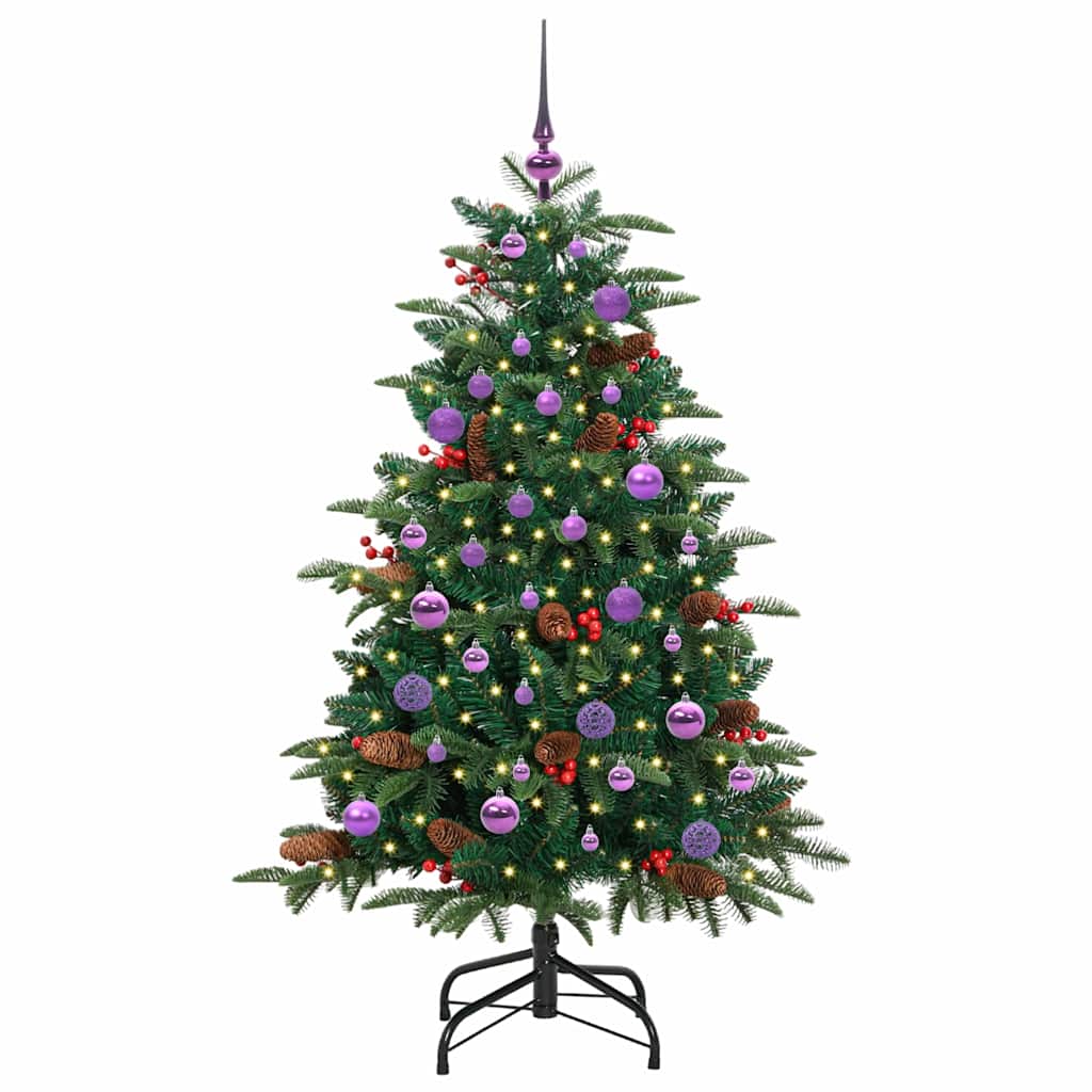 Sapin de Noël artificiel Vert 150 cm PVC, métal et plastique - XIOS