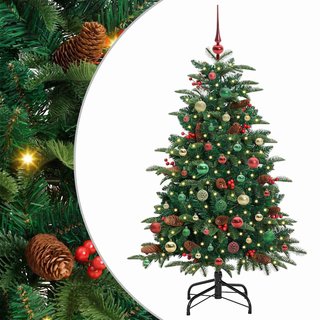 Sapin de Noël artificiel Vert 150 cm PVC, métal et plastique - XIOS