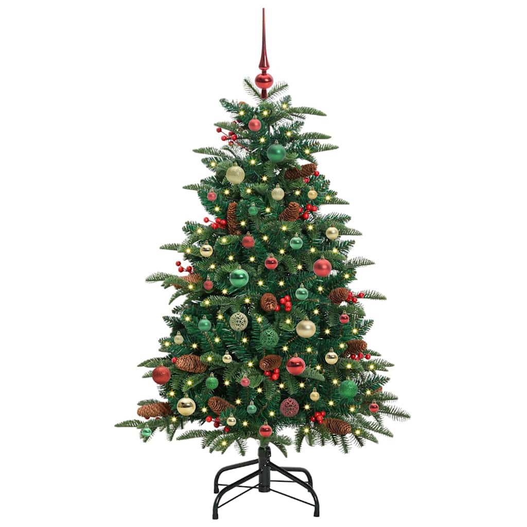 Sapin de Noël artificiel Vert 150 cm PVC, métal et plastique - XIOS