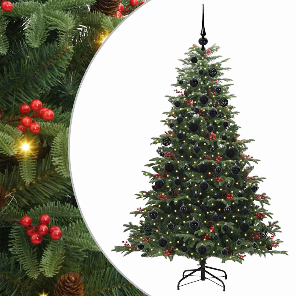 Sapin de Noël artificiel Vert 180 cm PVC, métal et plastique - XIOS