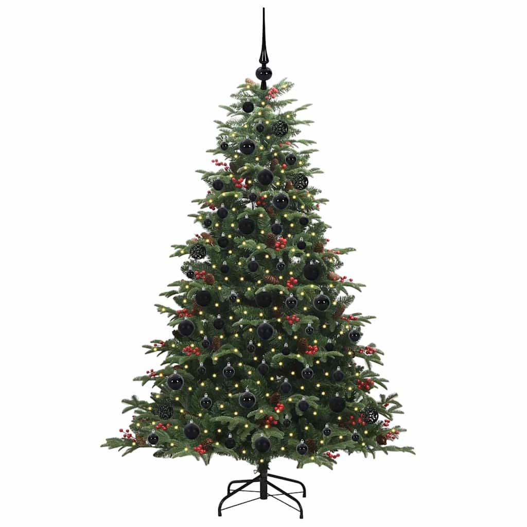Sapin de Noël artificiel Vert 180 cm PVC, métal et plastique - XIOS
