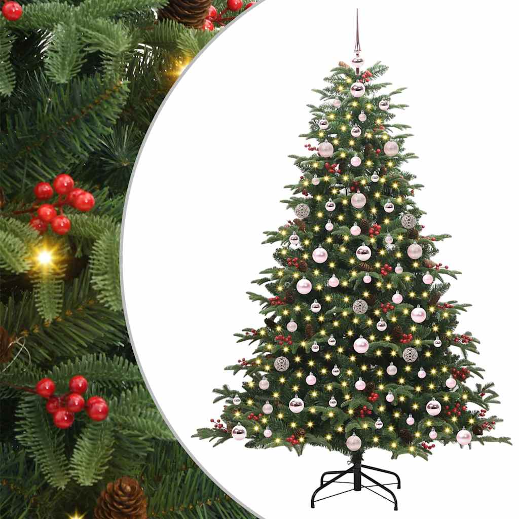 Sapin de Noël artificiel Vert 180 cm PVC, métal et plastique - XIOS