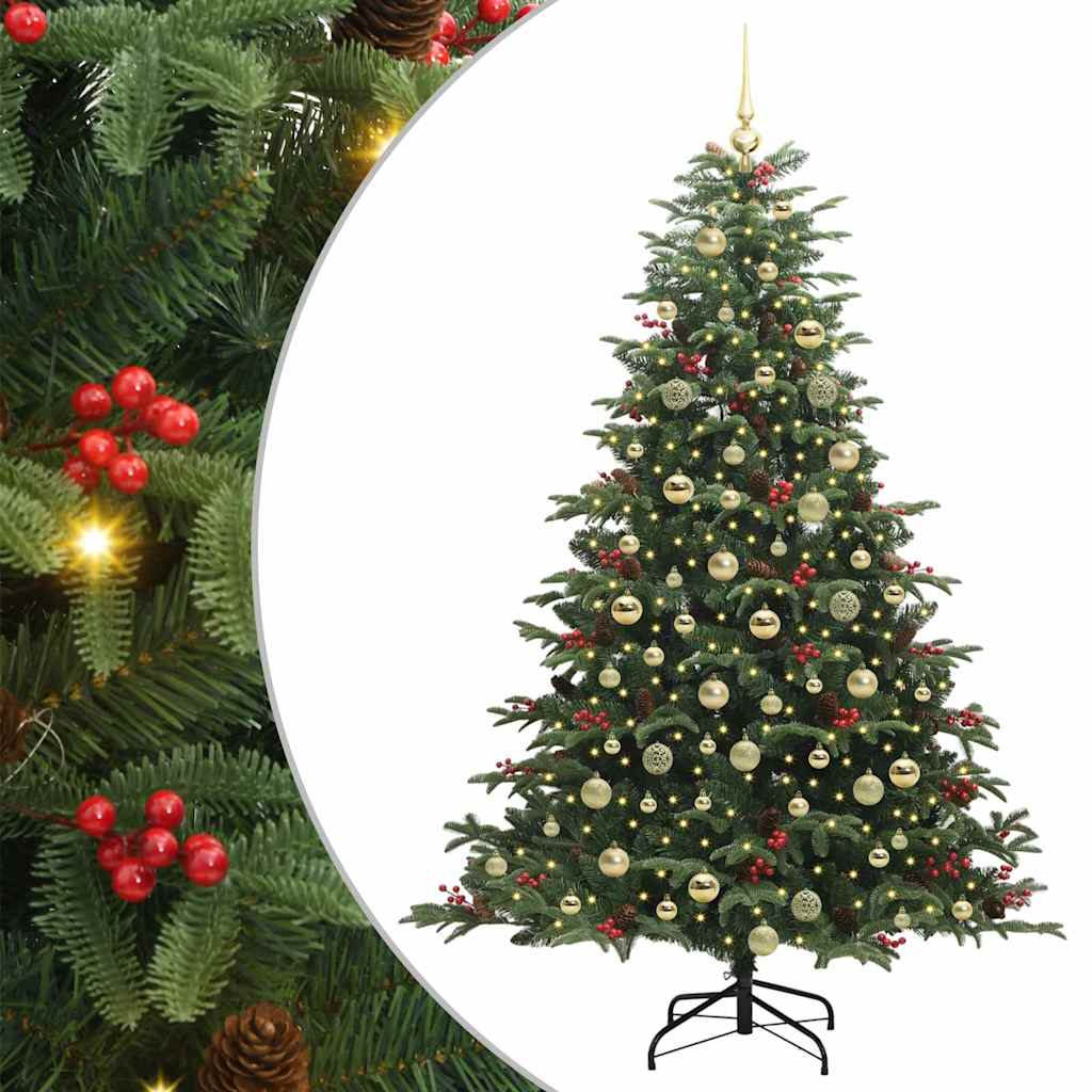Sapin de Noël artificiel Vert 180 cm PVC, métal et plastique - XIOS