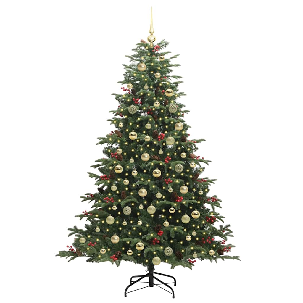 Sapin de Noël artificiel Vert 180 cm PVC, métal et plastique - XIOS