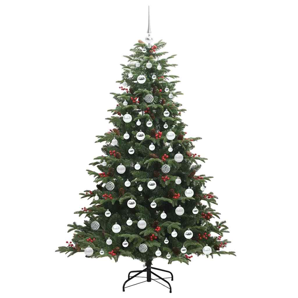 Sapin de Noël artificiel Vert 180 cm PVC, métal et plastique - XIOS