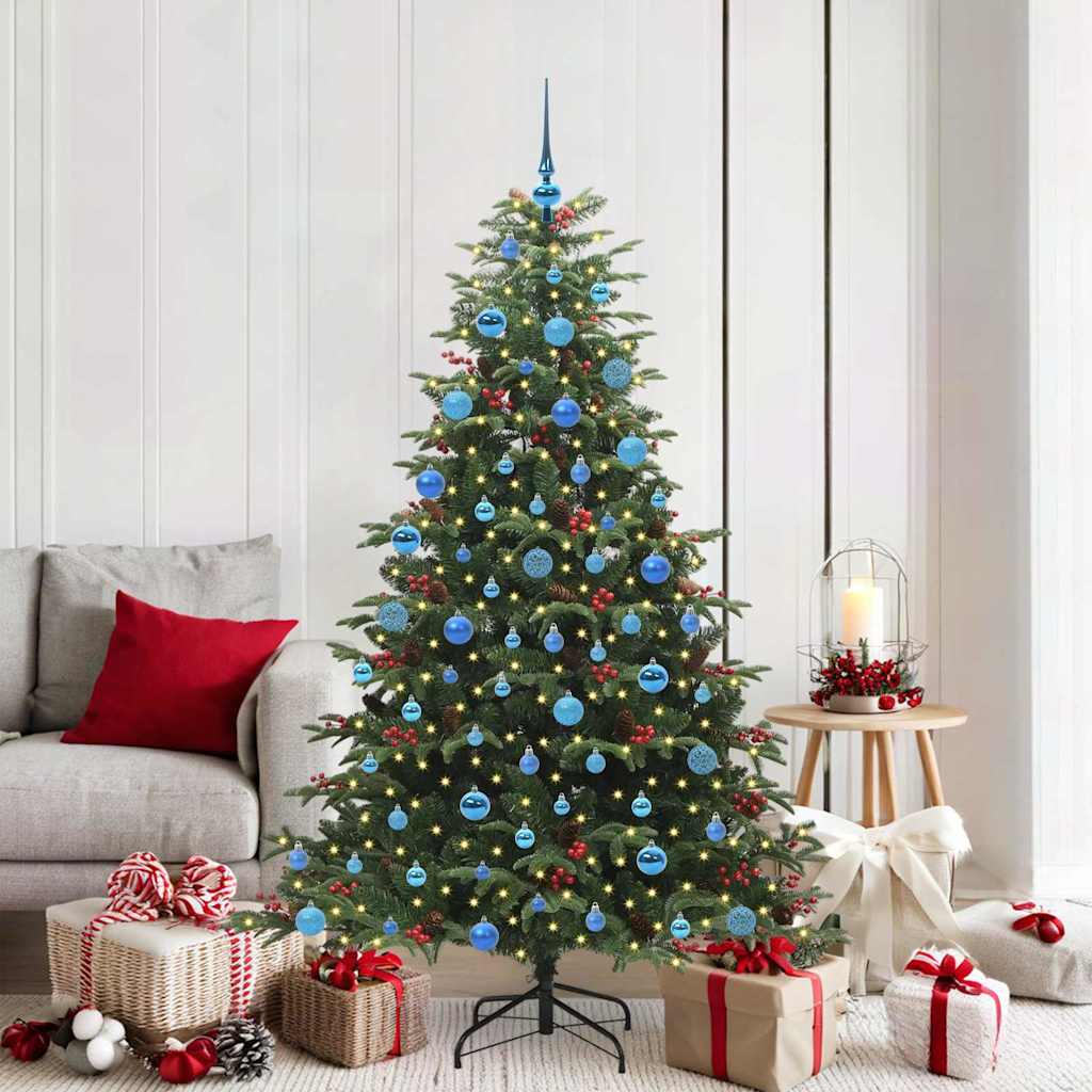 Sapin de Noël artificiel Vert 180 cm PVC, métal et plastique - XIOS