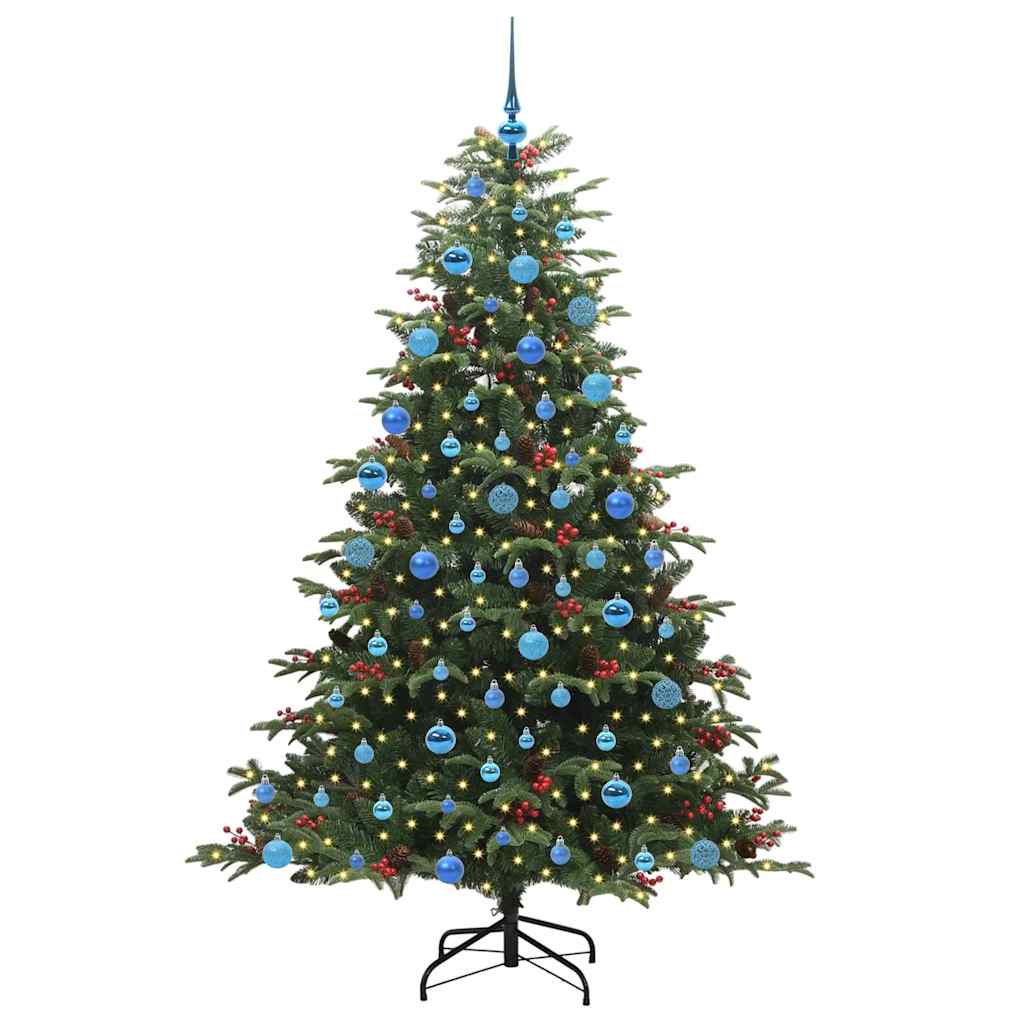 Sapin de Noël artificiel Vert 180 cm PVC, métal et plastique - XIOS