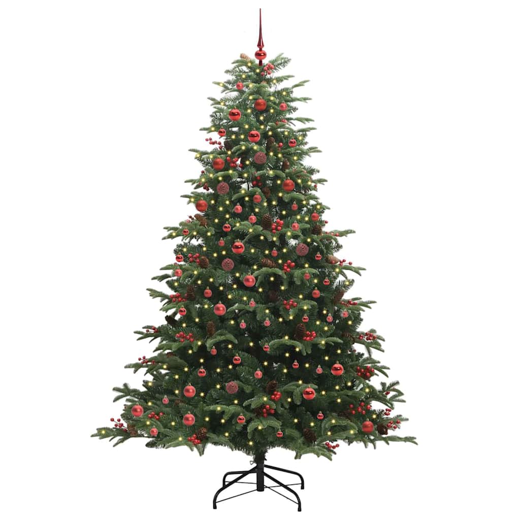 Sapin de Noël artificiel Vert 210 cm PVC, métal et plastique - XIOS