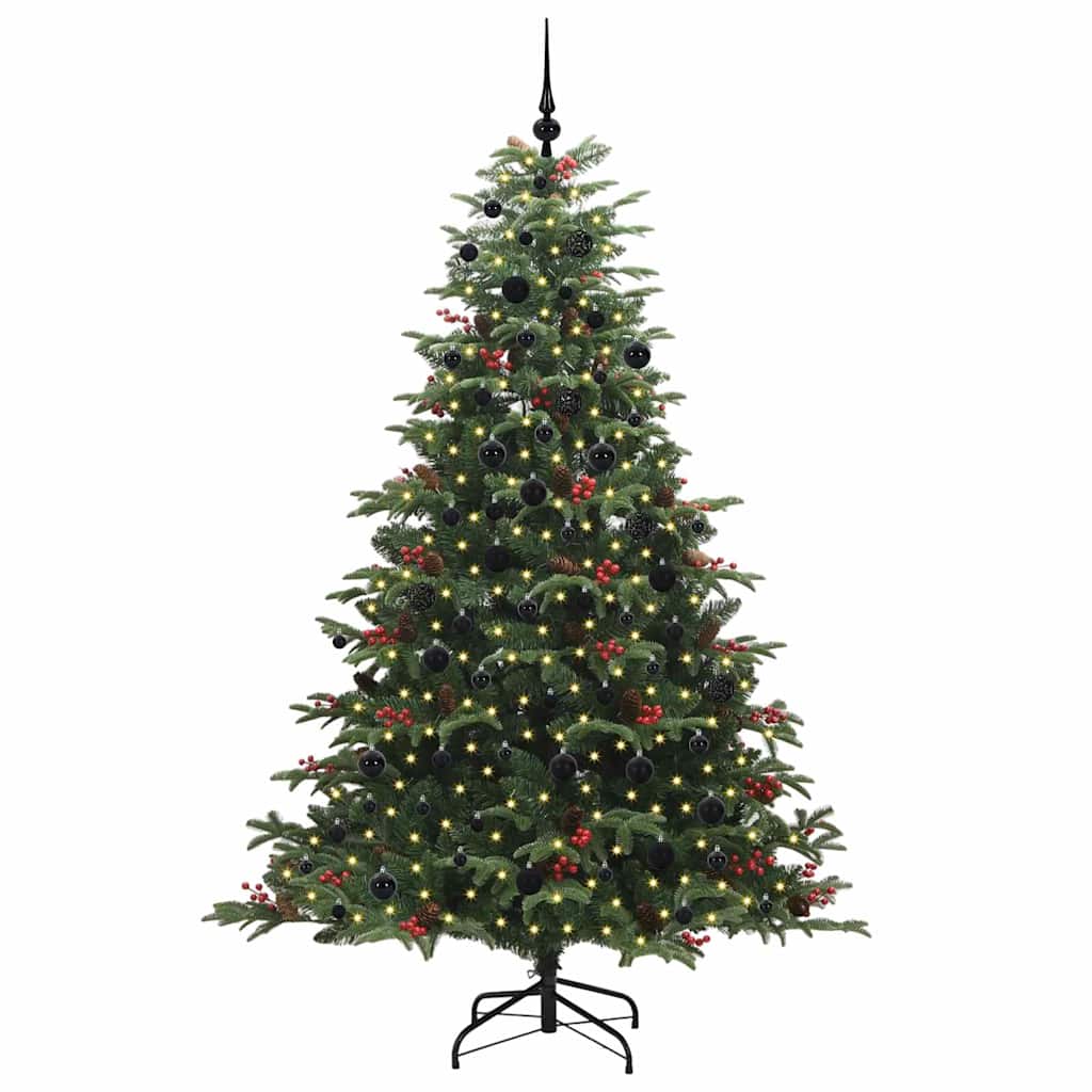 Sapin de Noël artificiel Vert 210 cm PVC, métal et plastique - XIOS