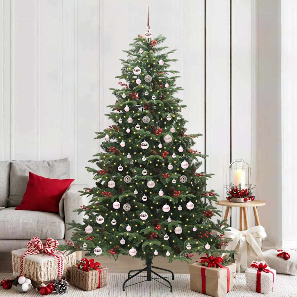 Sapin de Noël artificiel Vert 210 cm PVC, métal et plastique - XIOS