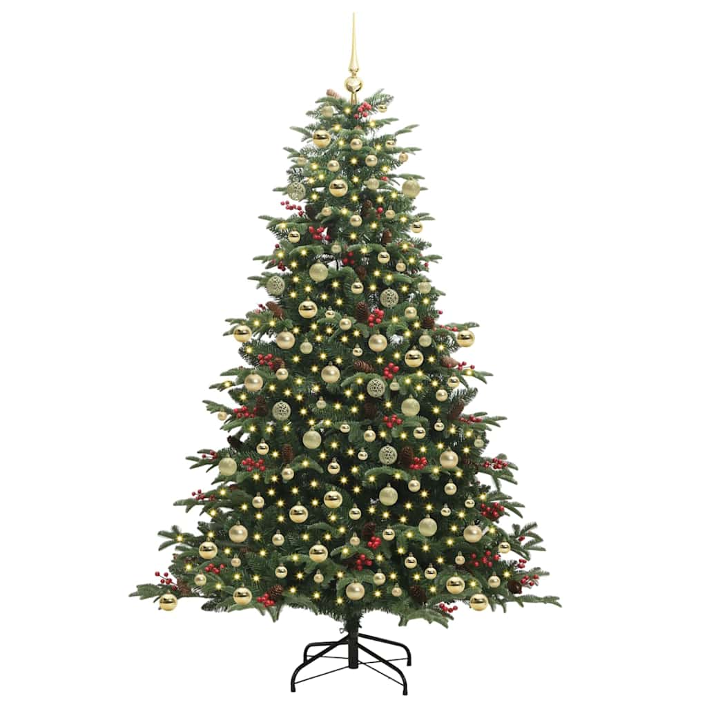 Sapin de Noël artificiel Vert 210 cm PVC, métal et plastique - XIOS