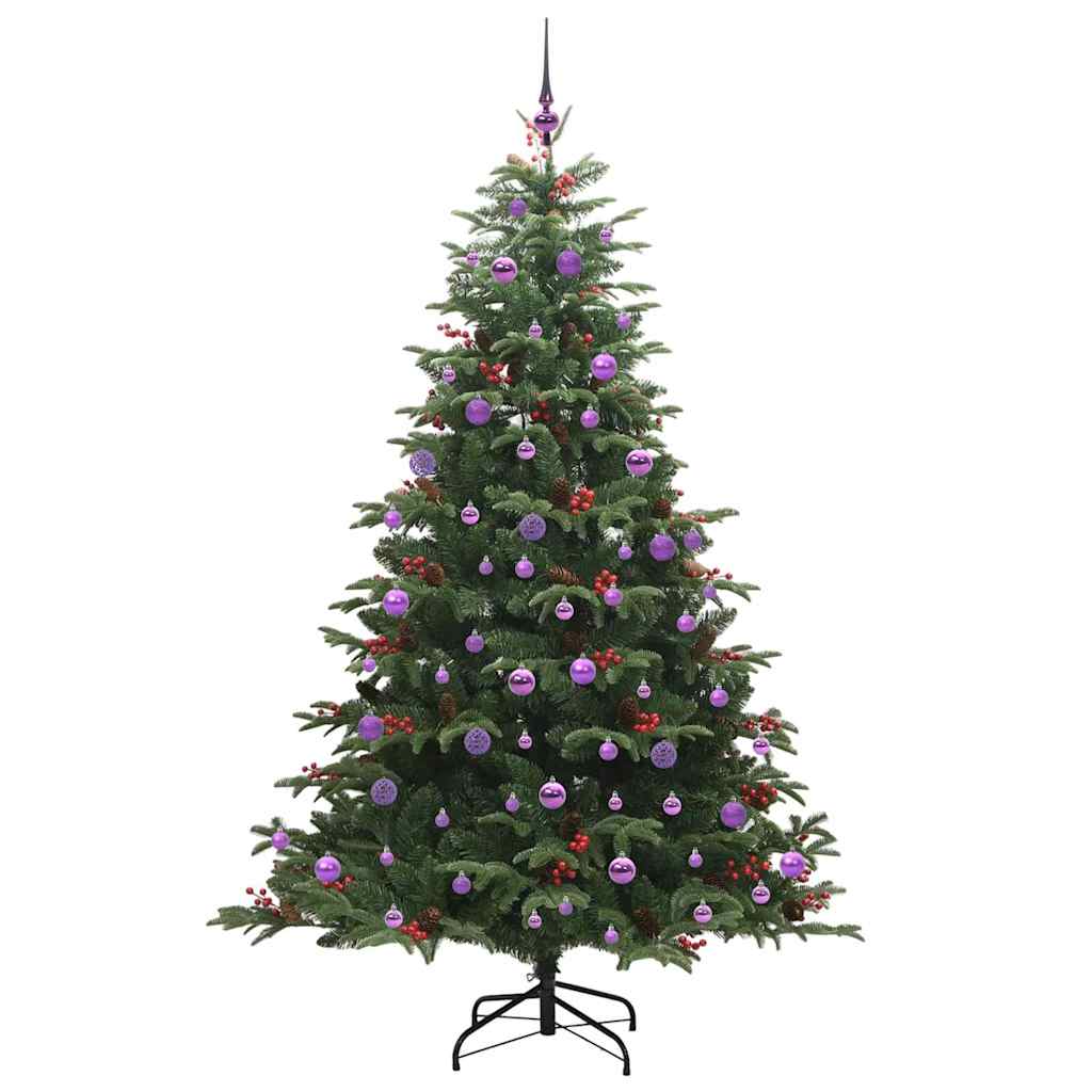 Sapin de Noël artificiel Vert 210 cm PVC, métal et plastique - XIOS