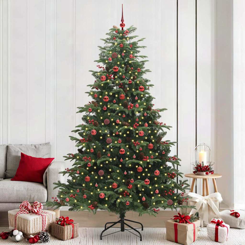 Sapin de Noël artificiel Vert 240 cm PVC, métal et plastique - XIOS
