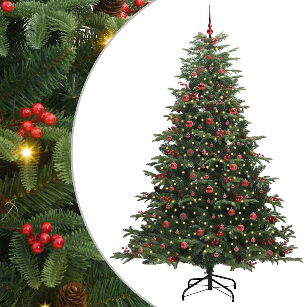 Sapin de Noël artificiel Vert 240 cm PVC, métal et plastique - XIOS