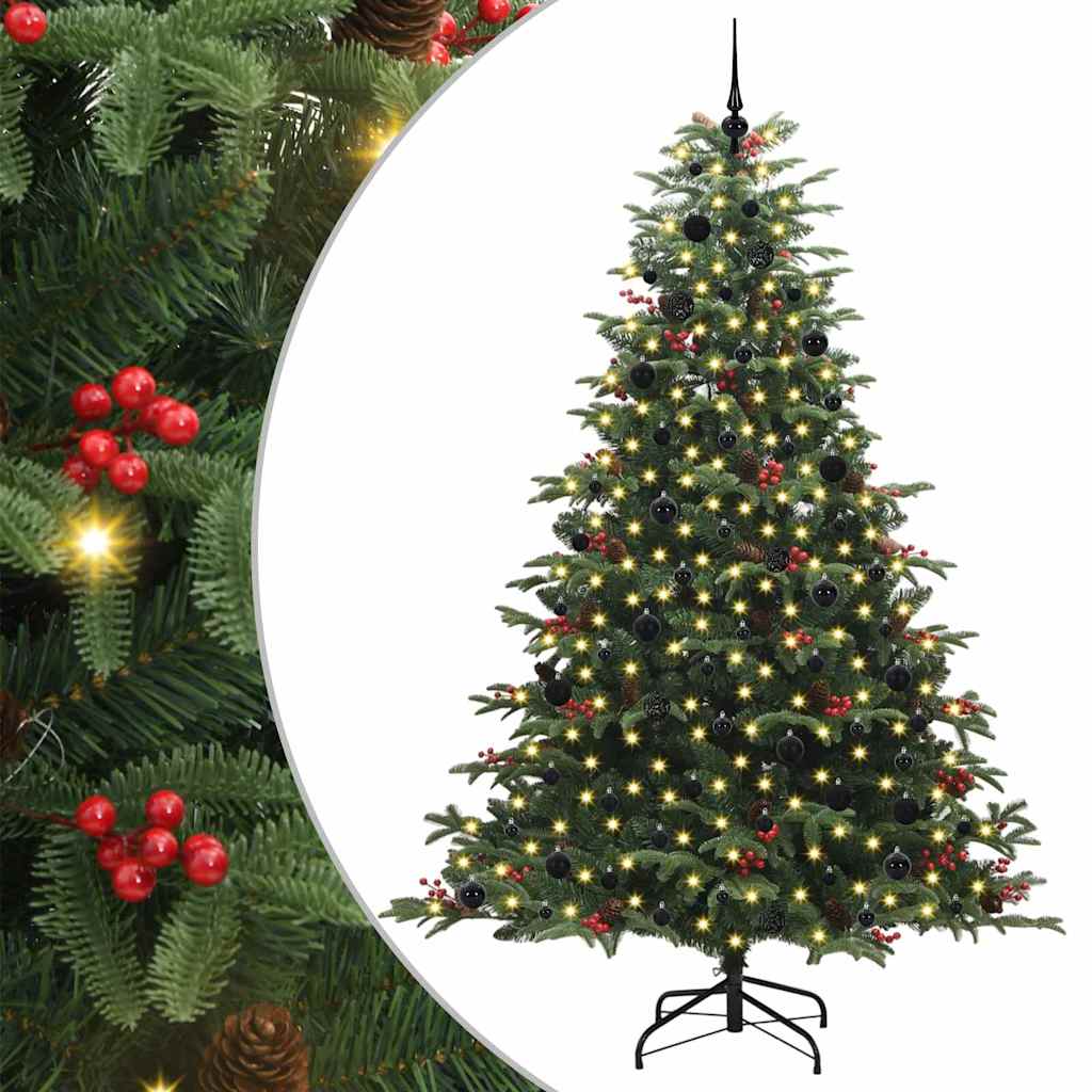 Sapin de Noël artificiel Vert 240 cm PVC, métal et plastique - XIOS