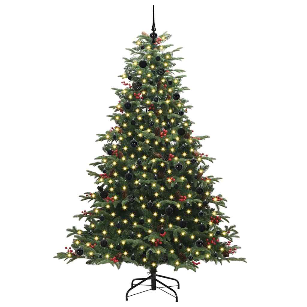 Sapin de Noël artificiel Vert 240 cm PVC, métal et plastique - XIOS