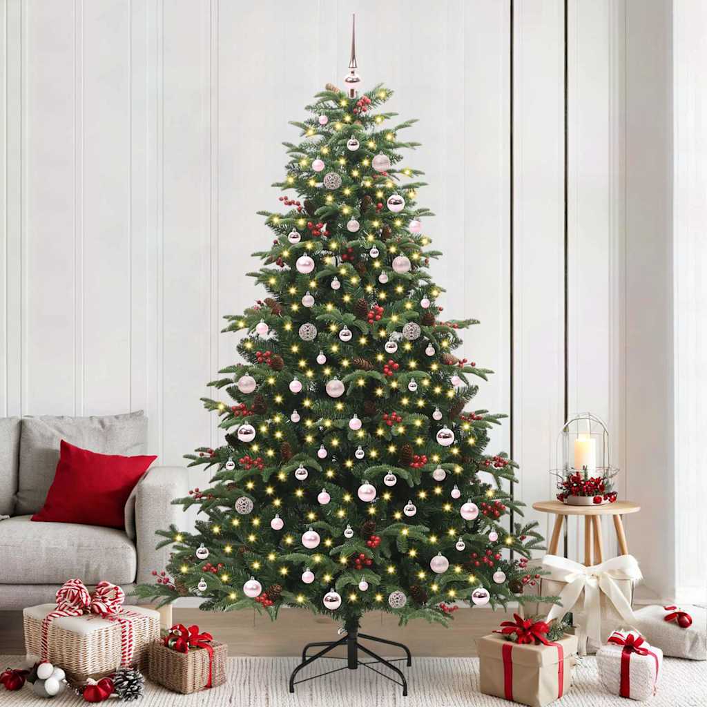Sapin de Noël artificiel Vert 240 cm PVC, métal et plastique - XIOS