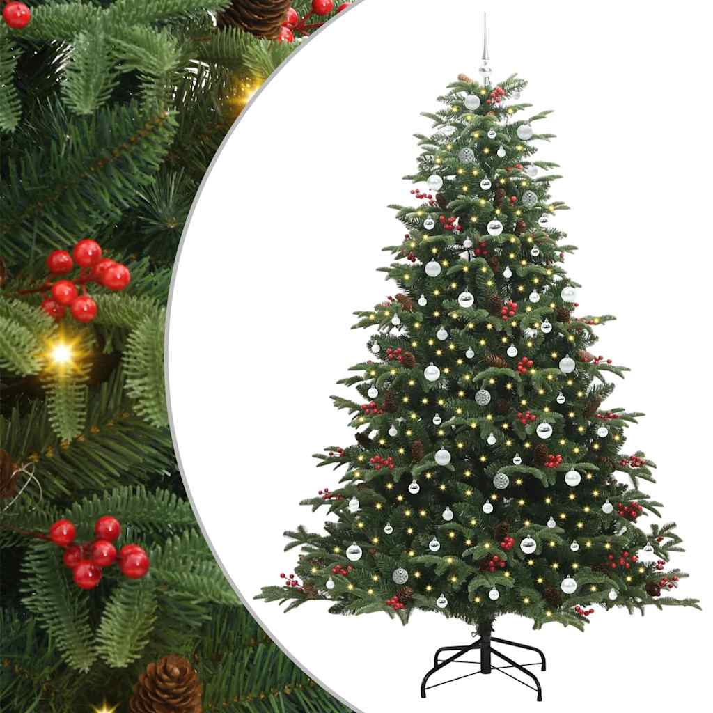 Sapin de Noël artificiel Vert 240 cm PVC, métal et plastique - XIOS