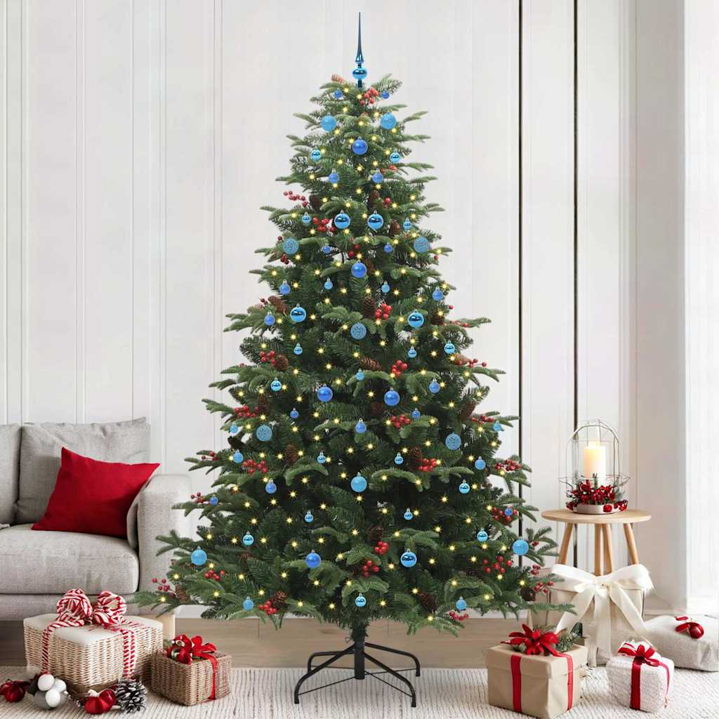 Sapin de Noël artificiel Vert 240 cm PVC, métal et plastique - XIOS