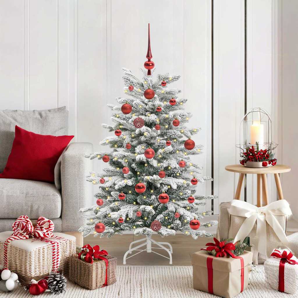 Sapin de Noël Artificiel à Branches Articulées Blanc 120 cm - XIOS