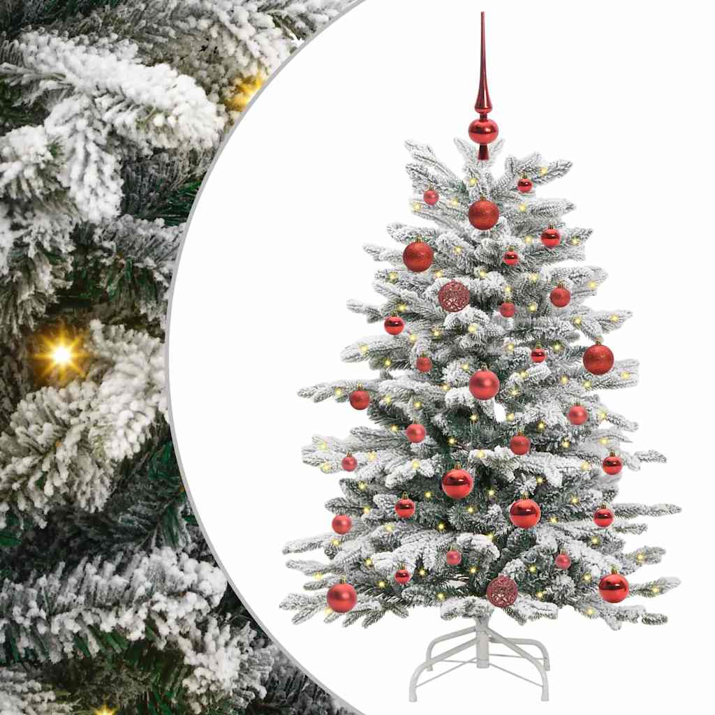 Sapin de Noël Artificiel à Branches Articulées Blanc 120 cm - XIOS