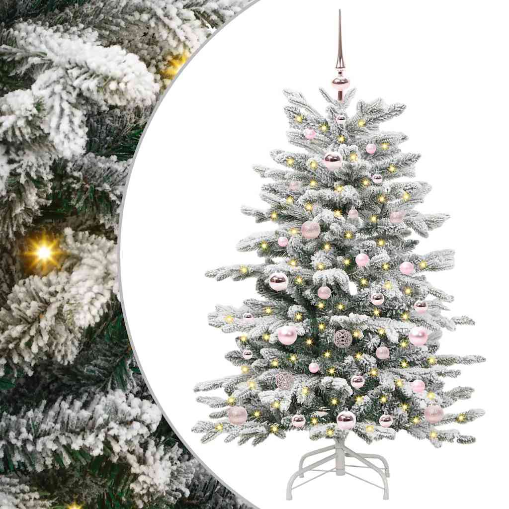 Sapin de Noël Artificiel à Branches Articulées Blanc 120 cm - XIOS