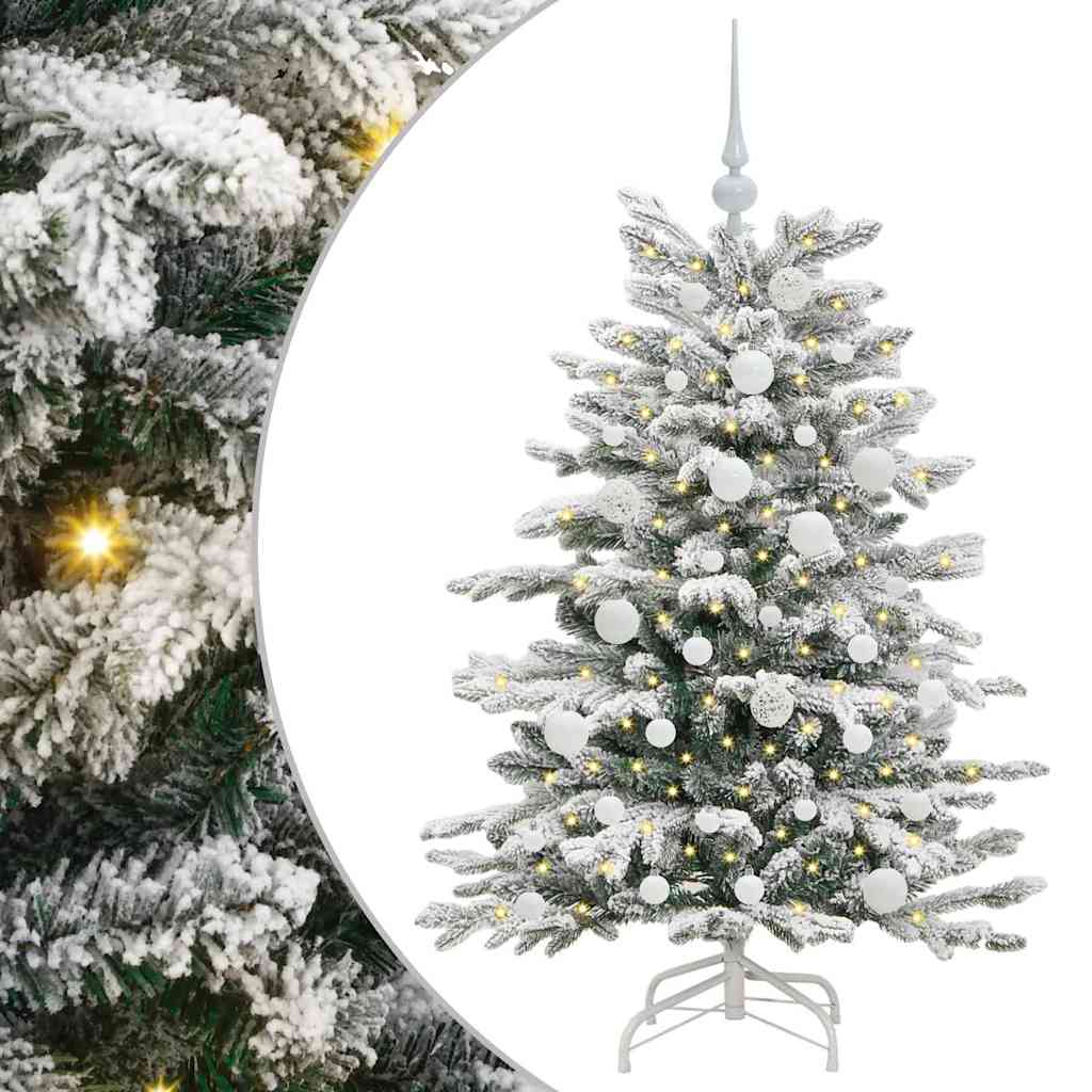 Sapin de Noël Artificiel à Branches Articulées Blanc 120 cm - XIOS