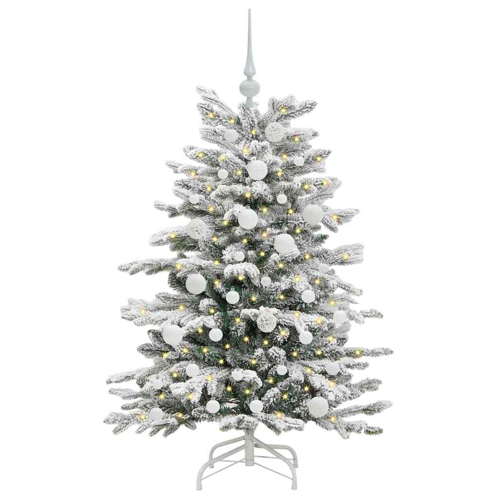 Sapin de Noël Artificiel à Branches Articulées Blanc 120 cm - XIOS