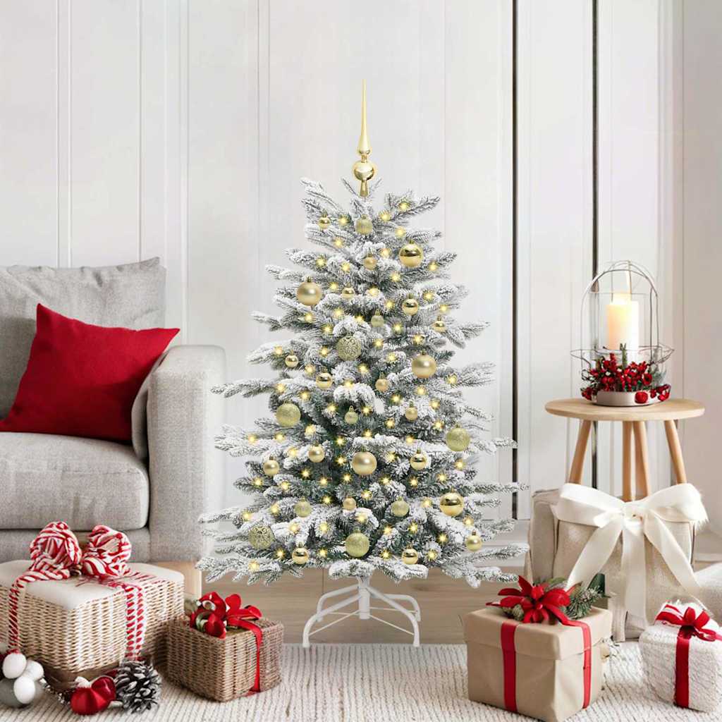 Sapin de Noël Artificiel à Branches Articulées Blanc 120 cm - XIOS