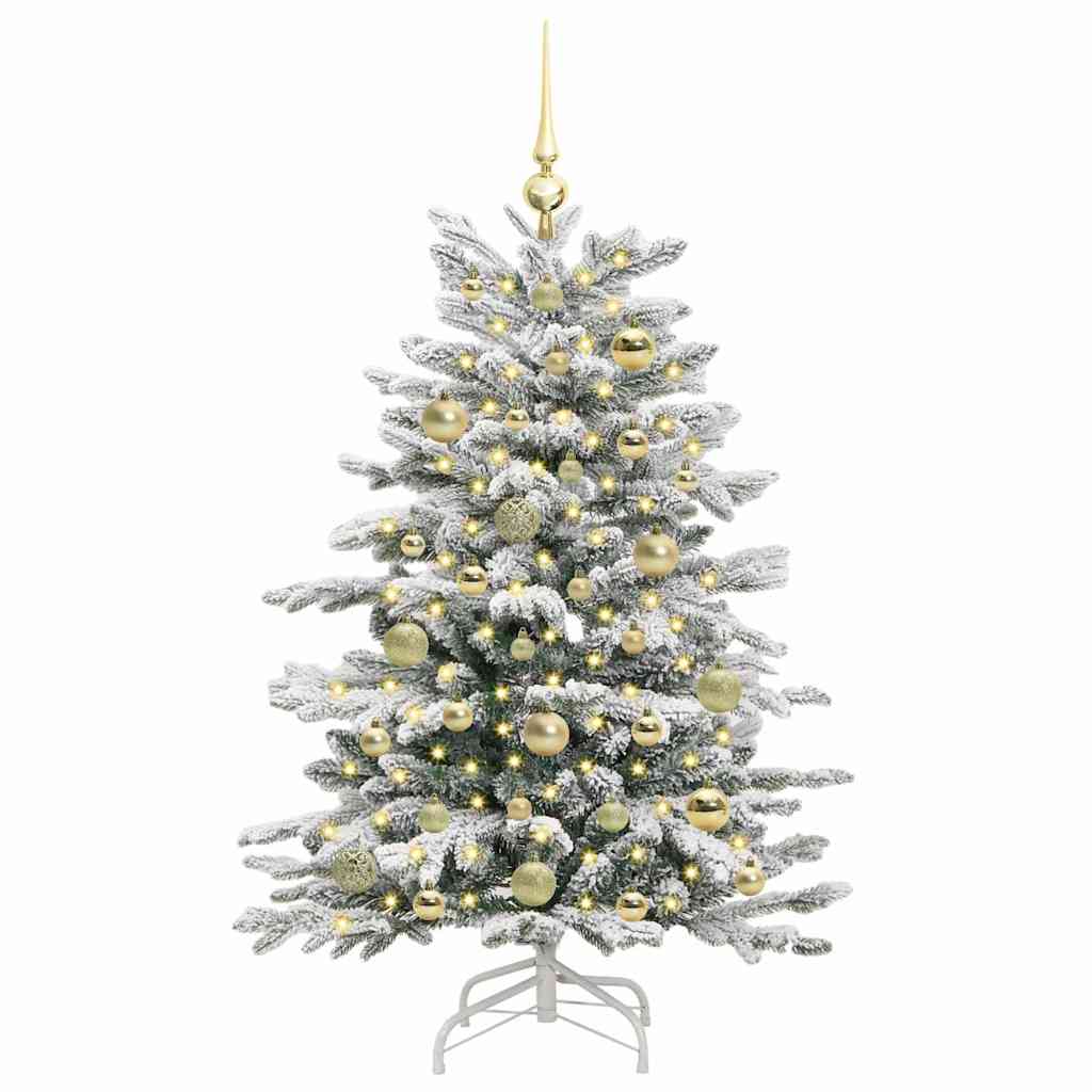Sapin de Noël Artificiel à Branches Articulées Blanc 120 cm - XIOS