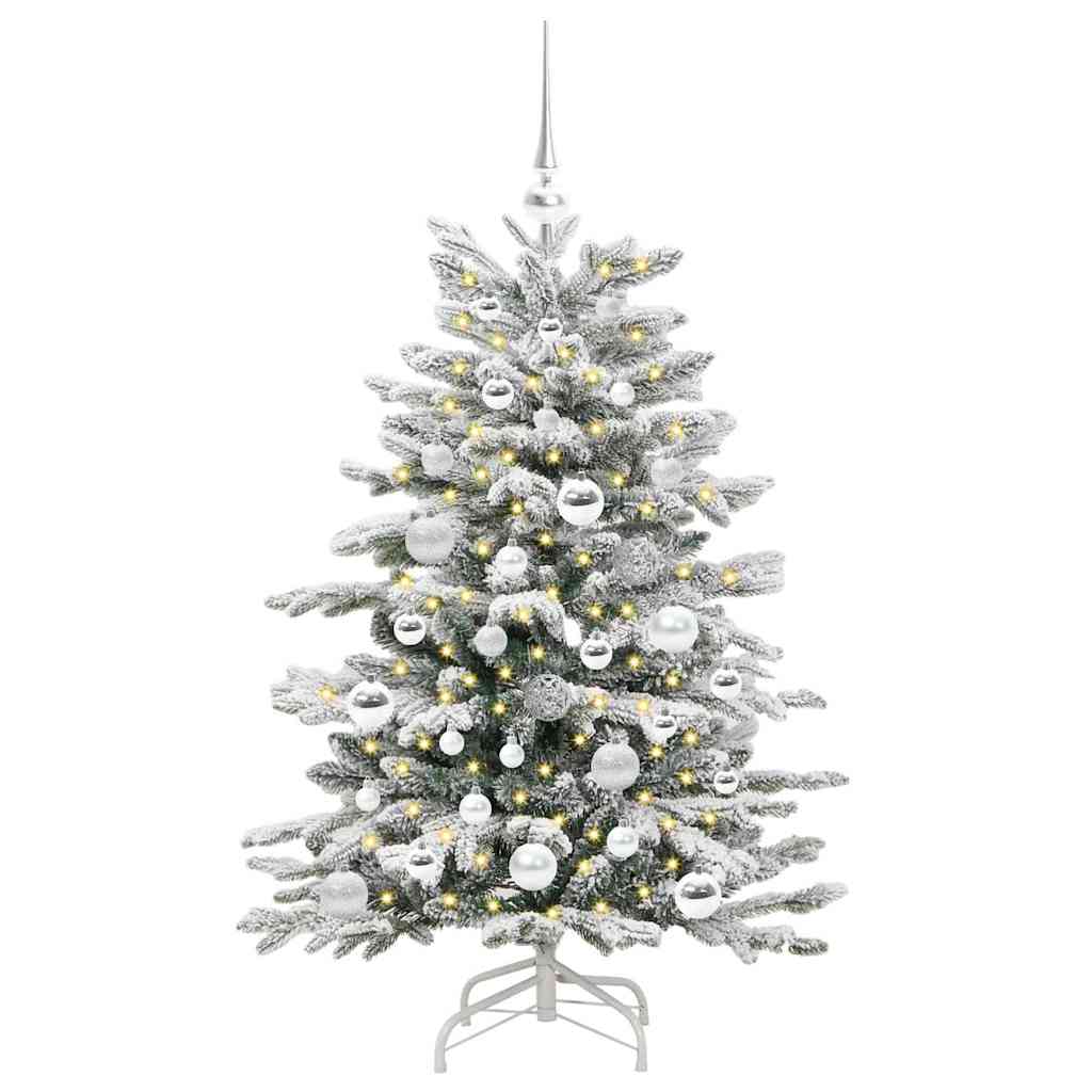 Sapin de Noël Artificiel à Branches Articulées Blanc 120 cm - XIOS
