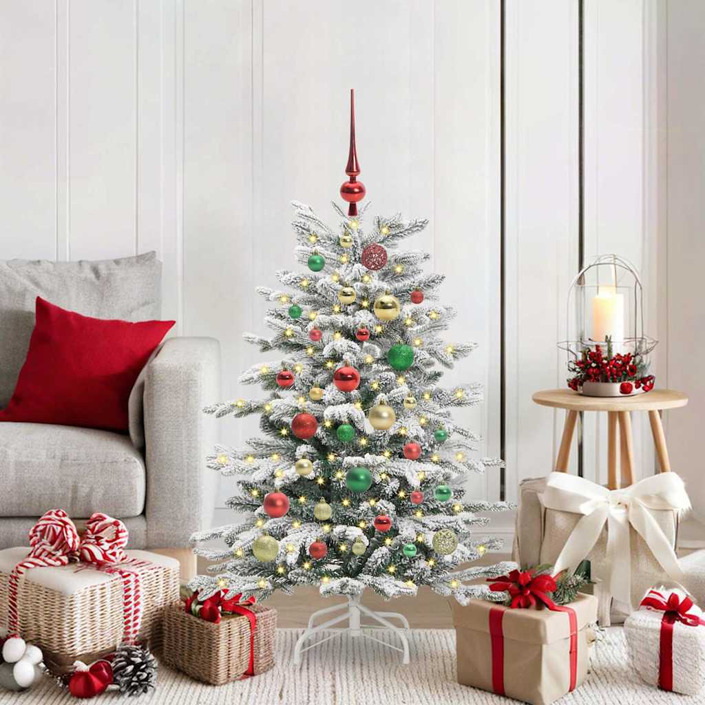 Sapin de Noël Artificiel à Branches Articulées Blanc 120 cm - XIOS