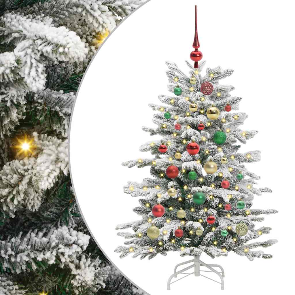 Sapin de Noël Artificiel à Branches Articulées Blanc 120 cm - XIOS