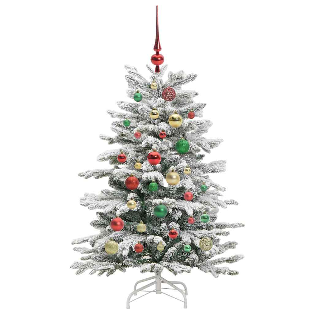 Sapin de Noël Artificiel à Branches Articulées Blanc 120 cm - XIOS