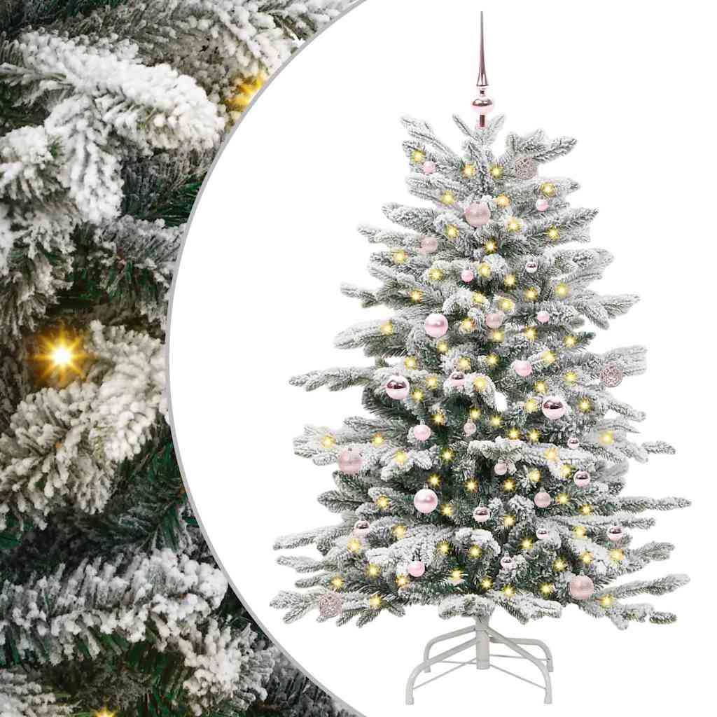 Sapin de Noël Artificiel à Branches Articulées Blanc 150 cm - XIOS