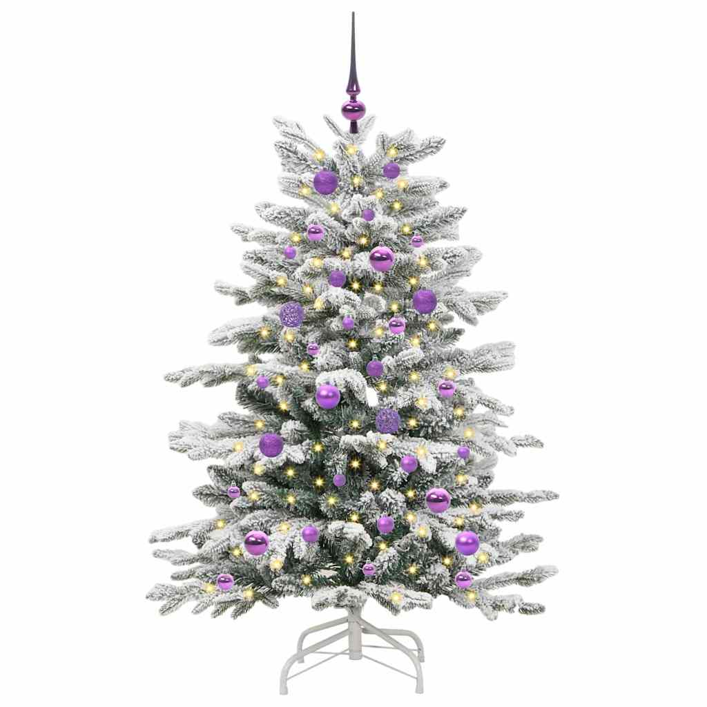 Sapin de Noël Artificiel à Branches Articulées Blanc 150 cm - XIOS
