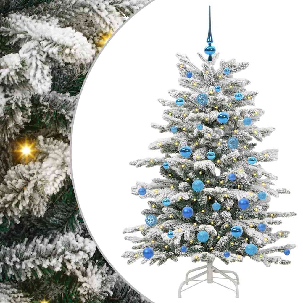Sapin de Noël Artificiel à Branches Articulées Blanc 150 cm - XIOS