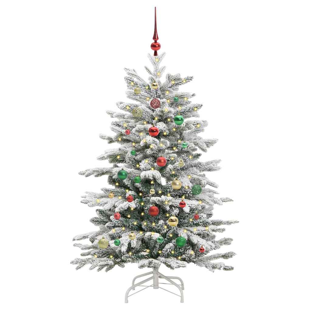 Sapin de Noël Artificiel à Branches Articulées Blanc 150 cm - XIOS