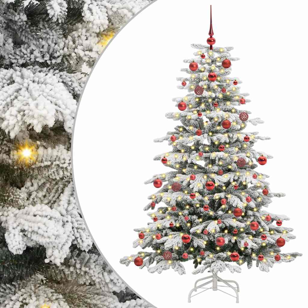 Sapin de Noël Artificiel à Branches Articulées Blanc 180 cm - XIOS