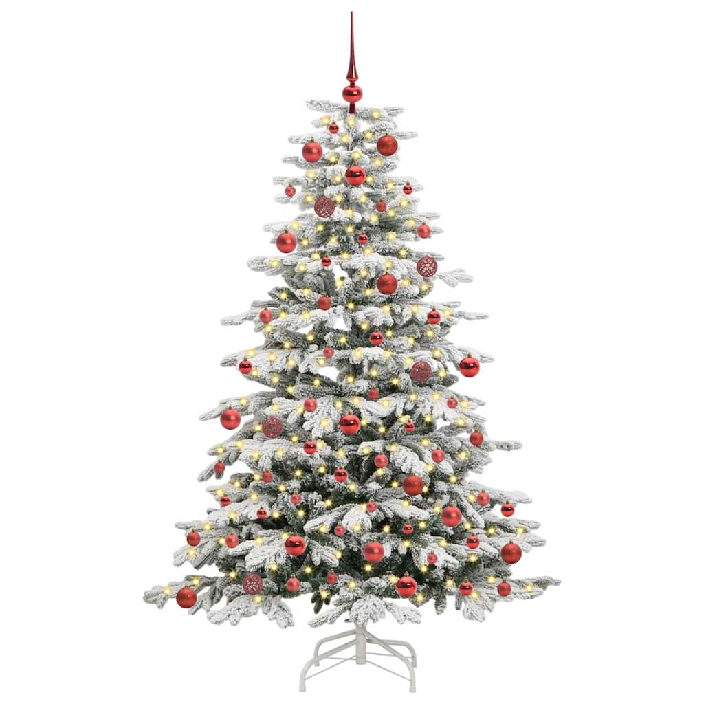 Sapin de Noël Artificiel à Branches Articulées Blanc 180 cm - XIOS