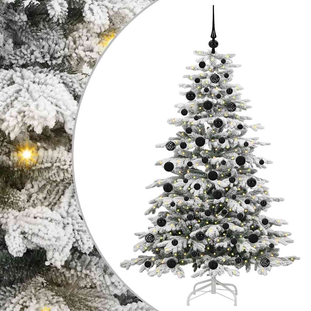 Sapin de Noël Artificiel à Branches Articulées Blanc 180 cm - XIOS