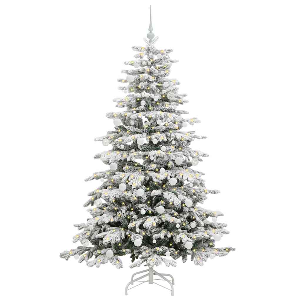 Sapin de Noël Artificiel à Branches Articulées Blanc 180 cm - XIOS