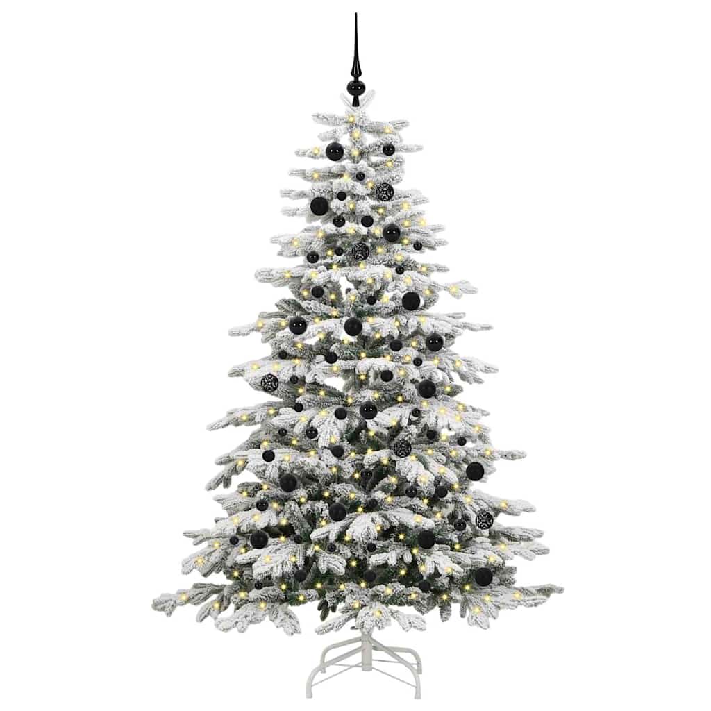 Sapin de Noël Artificiel à Branches Articulées Blanc 210 cm - XIOS