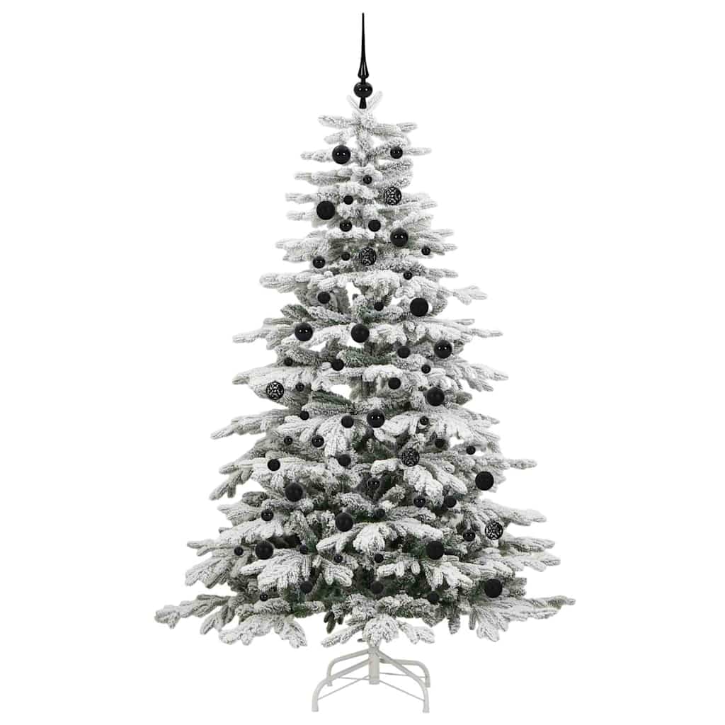 Sapin de Noël Artificiel à Branches Articulées Blanc 210 cm - XIOS