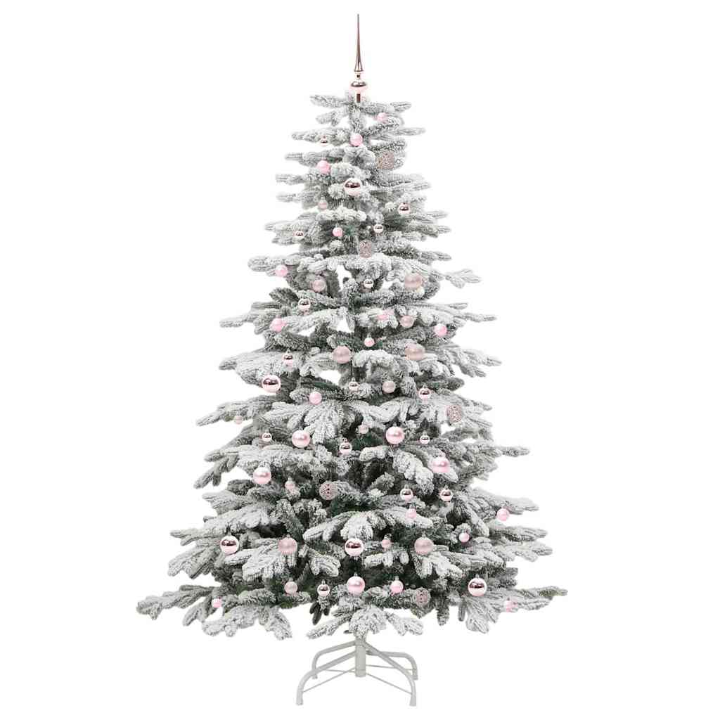 Sapin de Noël Artificiel à Branches Articulées Blanc 210 cm - XIOS