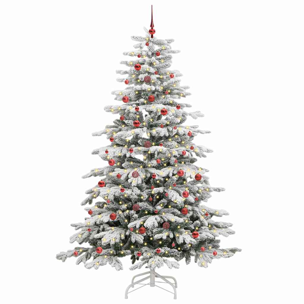 Sapin de Noël Artificiel à Branches Articulées Blanc 240 cm - XIOS