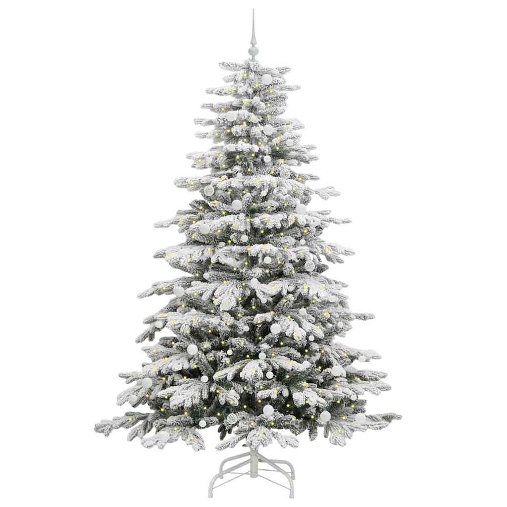 Sapin de Noël Artificiel à Branches Articulées Blanc 240 cm - XIOS