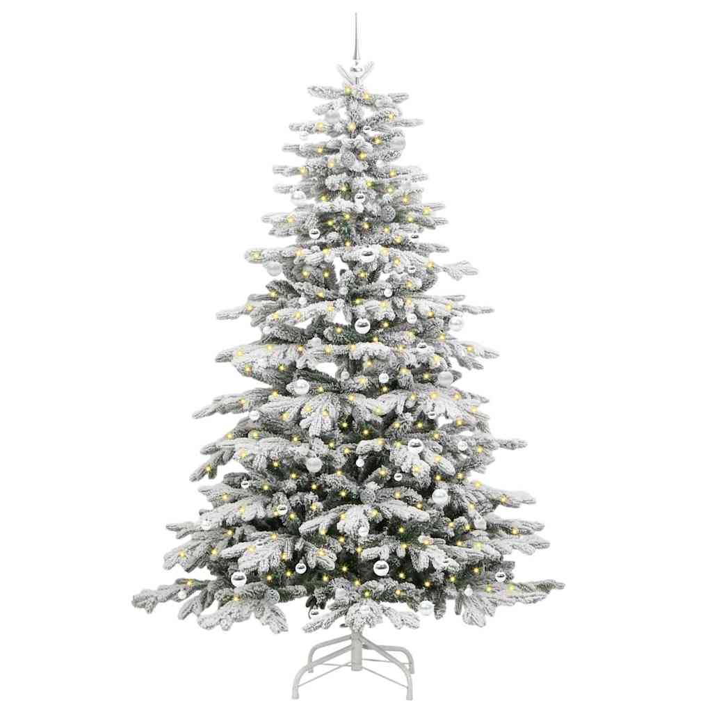 Sapin de Noël Artificiel à Branches Articulées Blanc 240 cm - XIOS