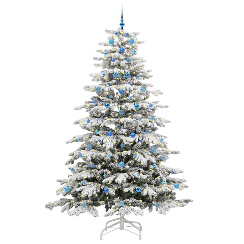 Sapin de Noël Artificiel à Branches Articulées Blanc 240 cm - XIOS