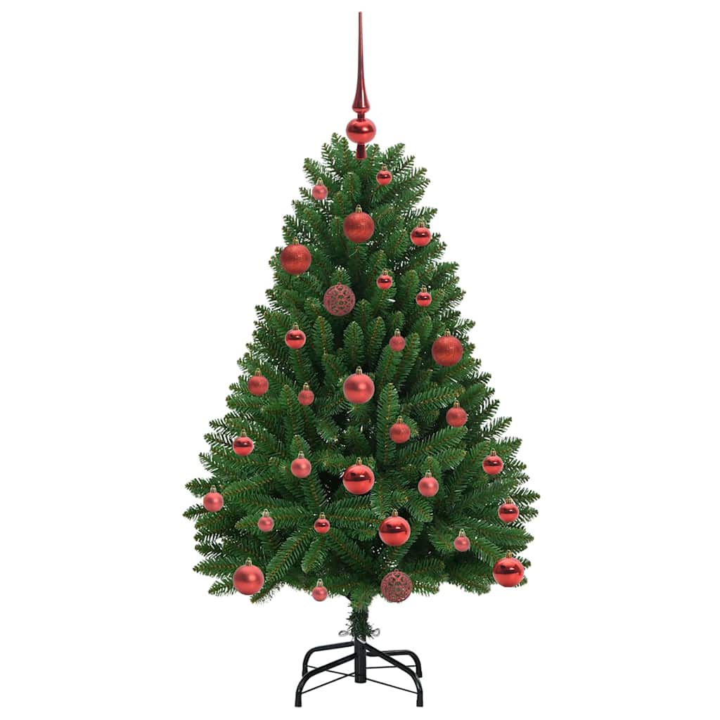 Sapin de Noël artificiel avec 150 LED Vert 120 cm PVC et métal - XIOS